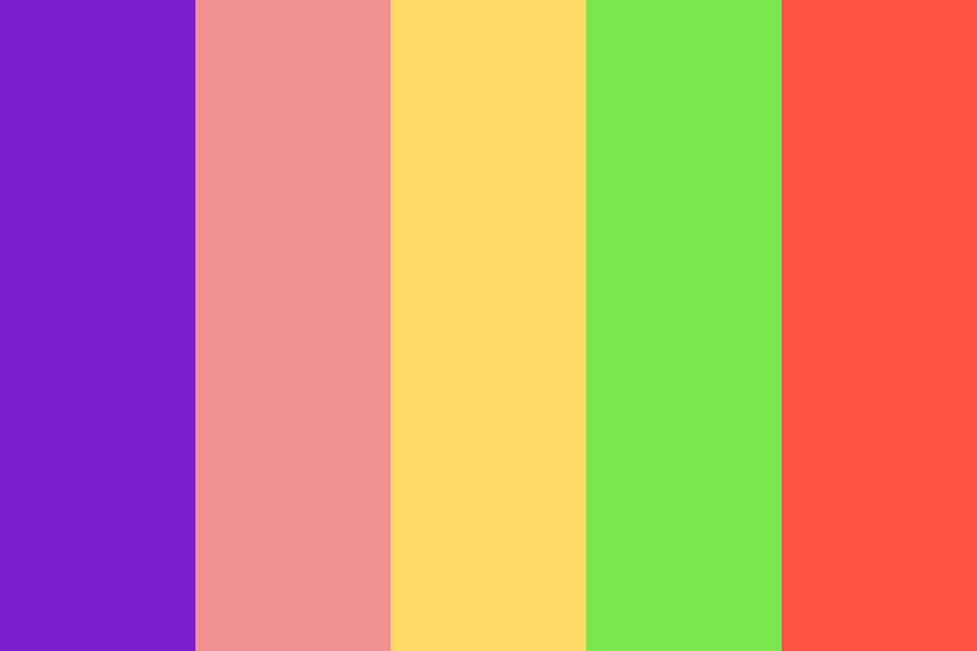 Esthers Rainbow color palette