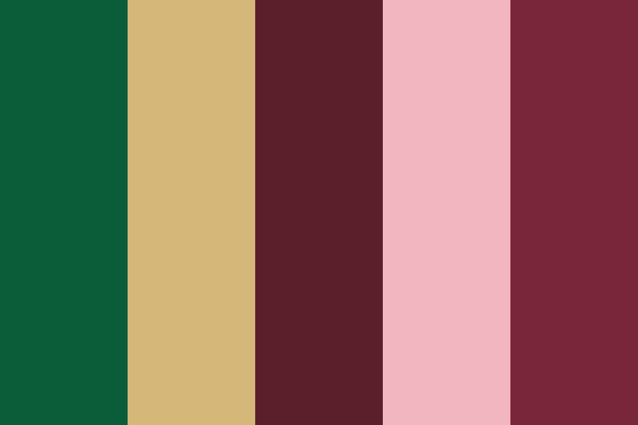 dee wedding color palette