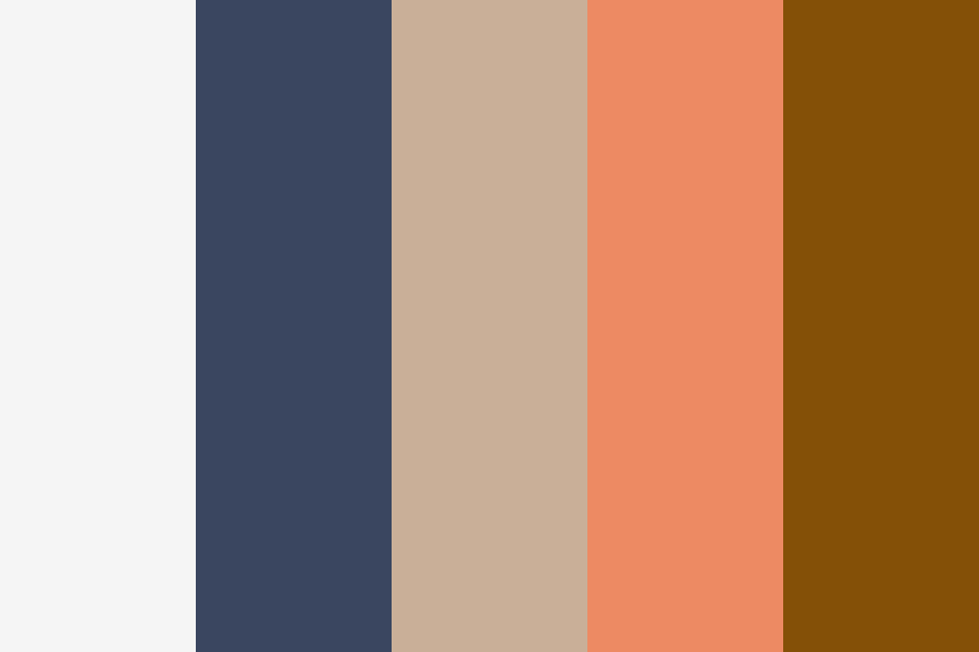 Muted Earthy Professional color palette