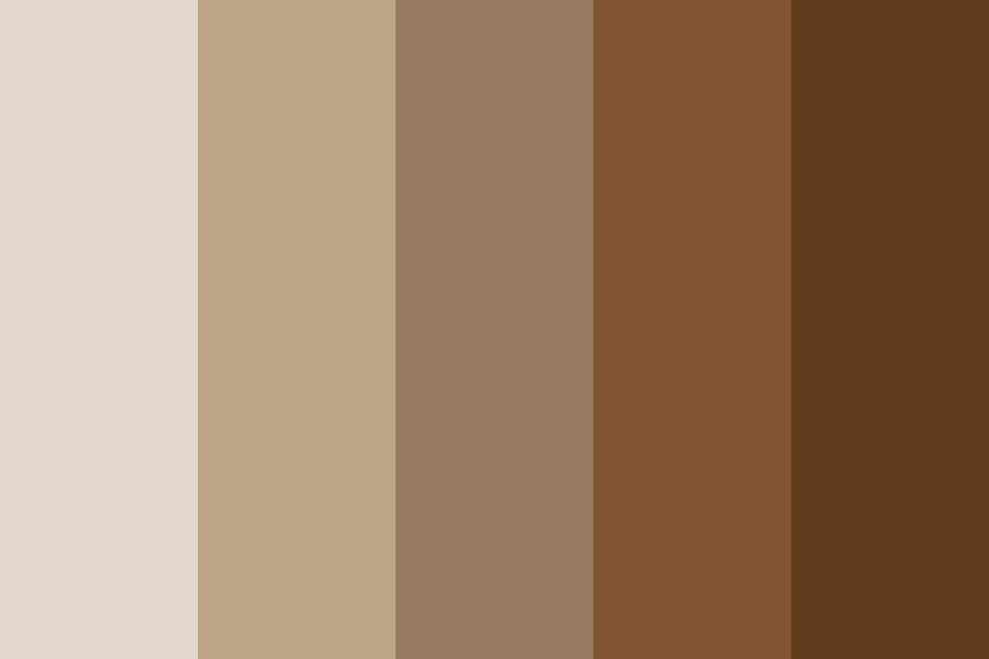 Tan Brown color palette