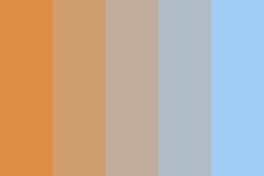 Comfy Single-Sized Bed color palette