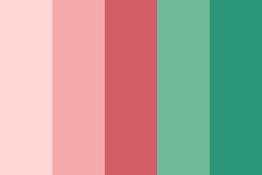 Watermelon House 8 color palette