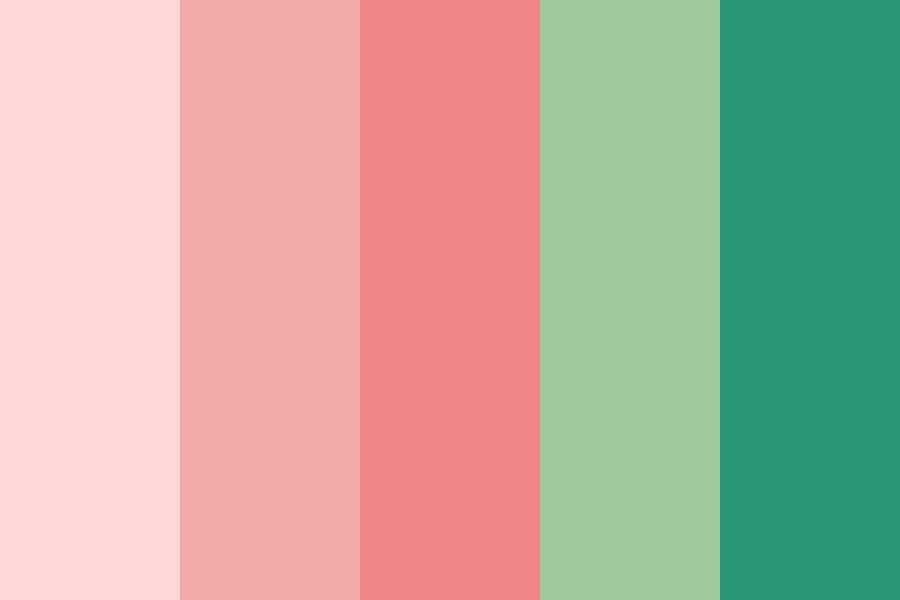 Watermelon House 9 color palette