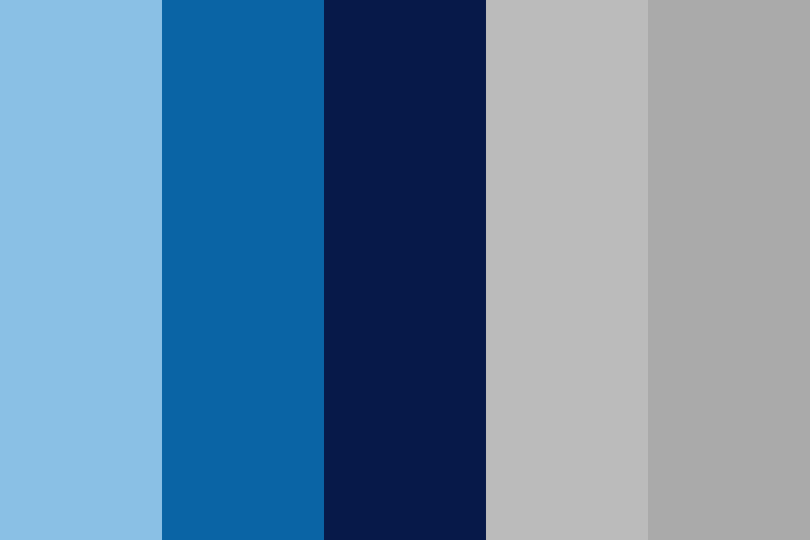 My google blues color palette