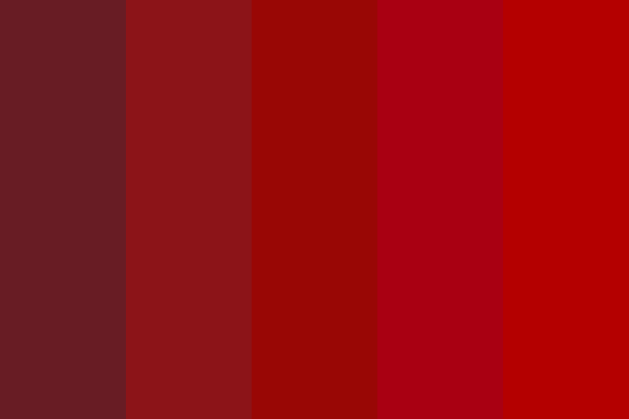 Kevins Red color palette