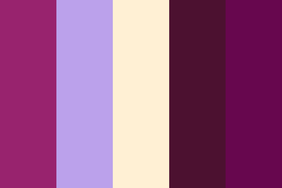 Purple-Maroon color palette