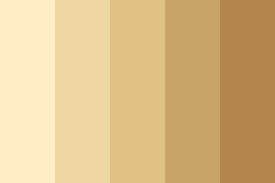 Soft Fawn color palette