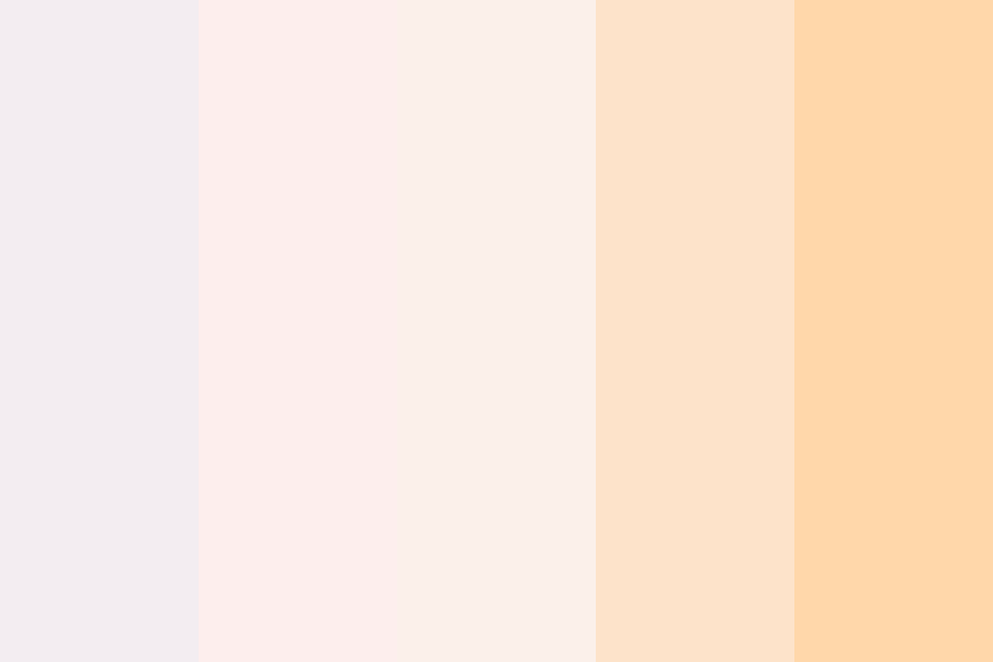 Sweet Vanilla Cream color palette