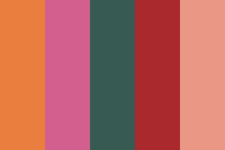 Matisse Snowflowers color palette