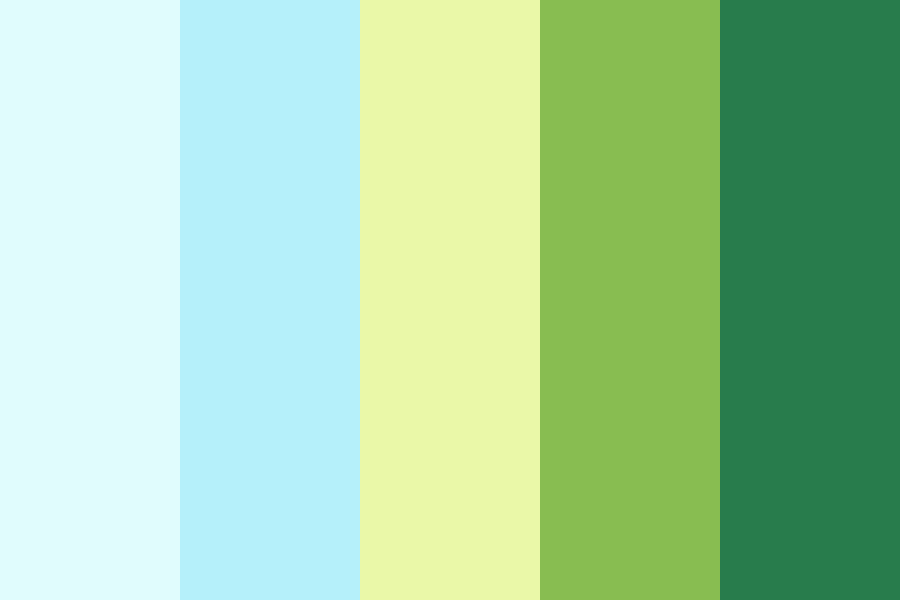 Nice modern nature color palette