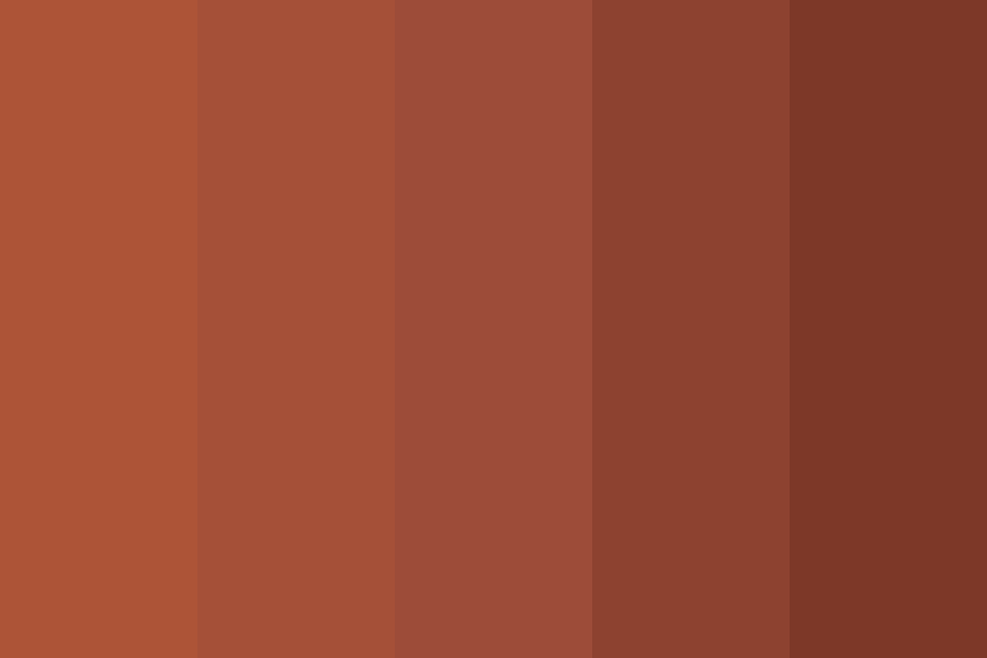 Russet Brown color palette