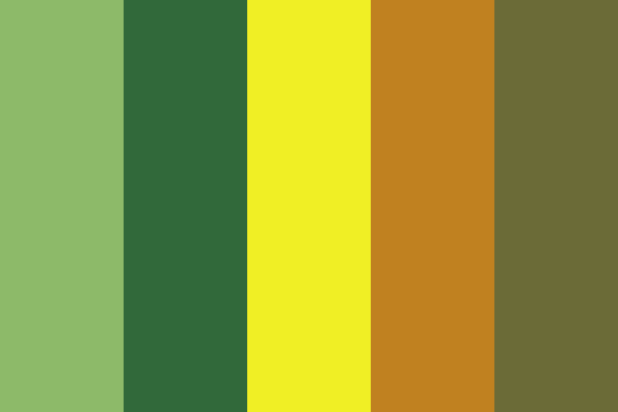 Ancient Forest Person color palette