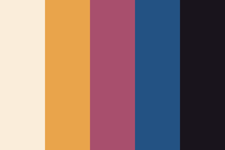 Twilight time color palette