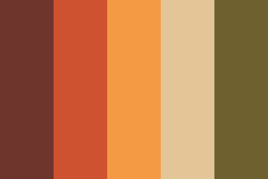 Autumn Wedding color palette