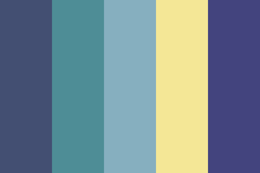starry nightlight color palette