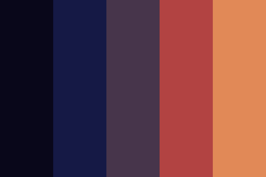 dawn sun color palette