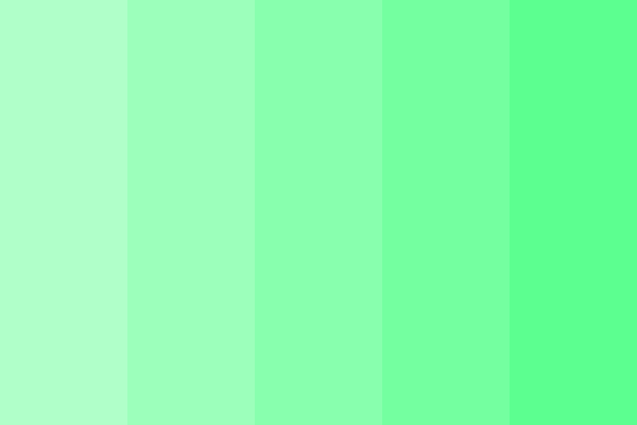 soft forest green color palette