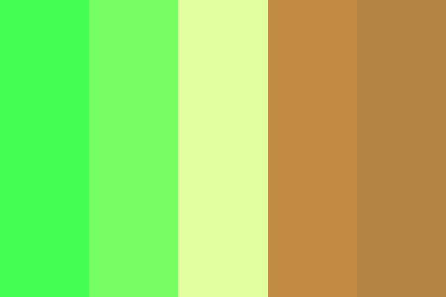 fruittea kiwi color palette