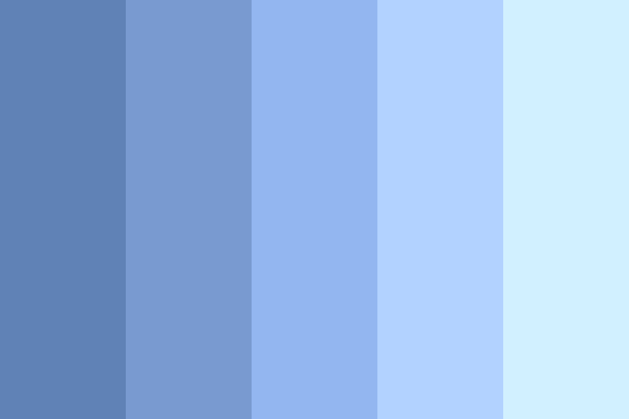 Glaucous gradient color palette
