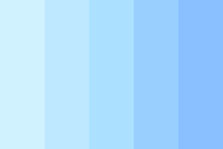 Blue Ice Spike Color Palette