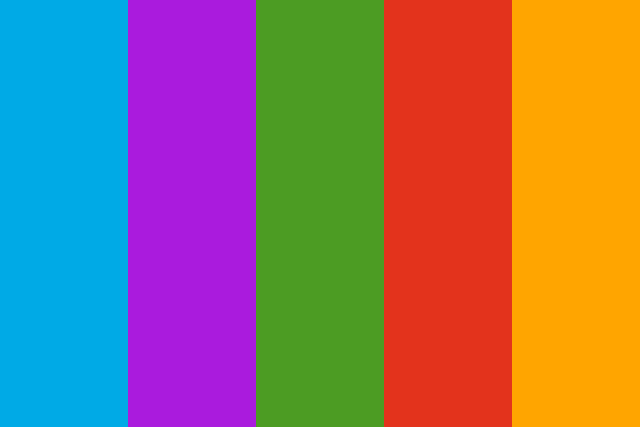 TMNT Color Palette