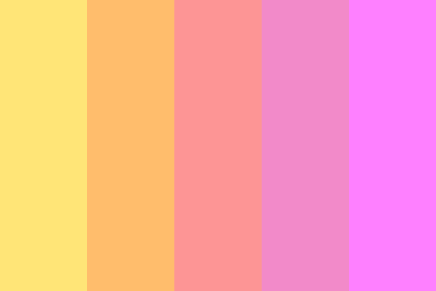 maes kyoto sunset color palette