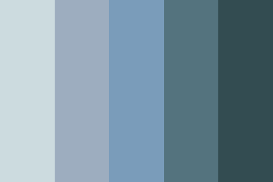 fog blue Color Palette