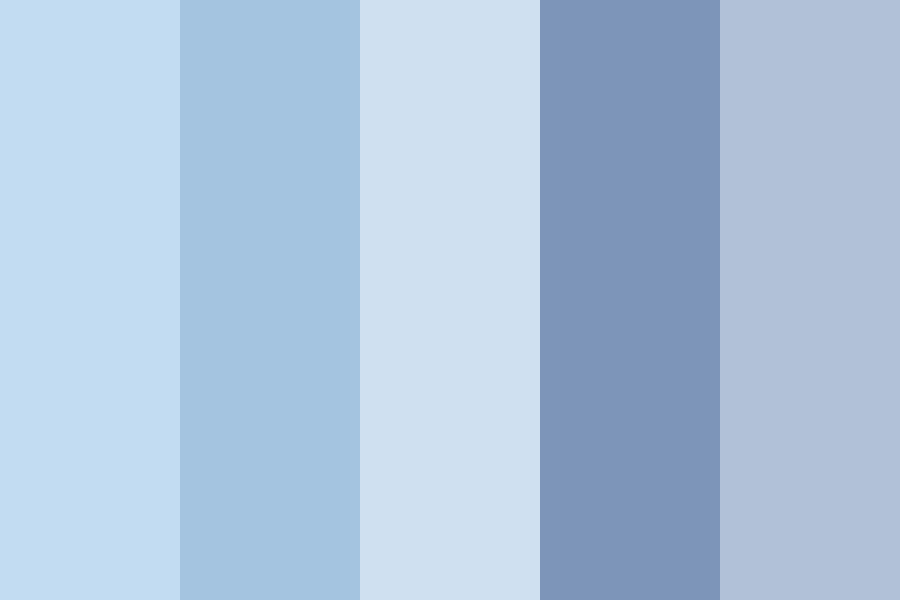 pastel blue 3 Color Palette