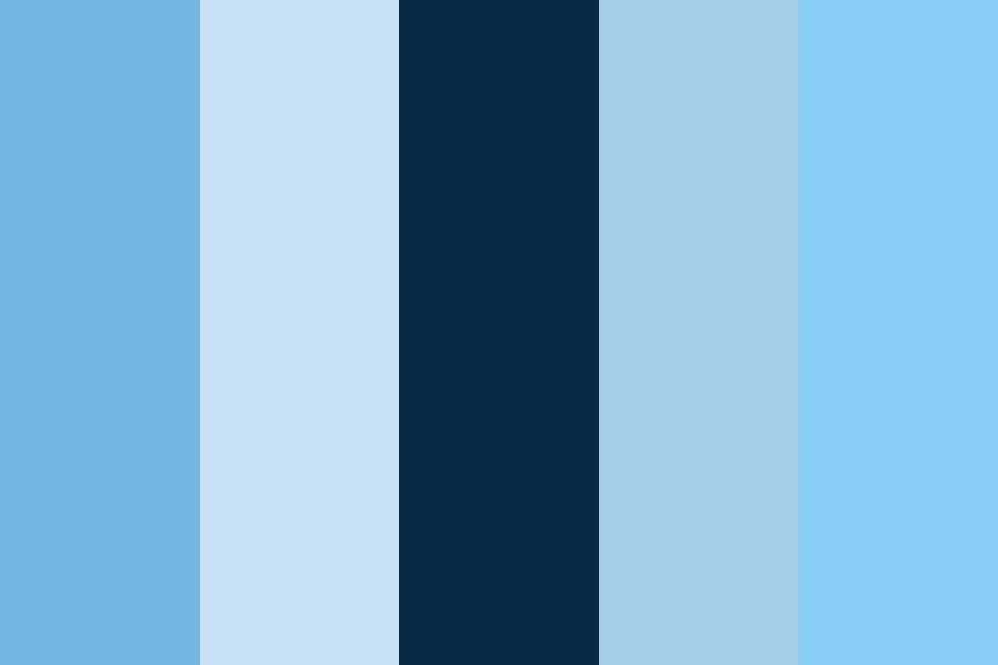 pastel blue 4 Color Palette
