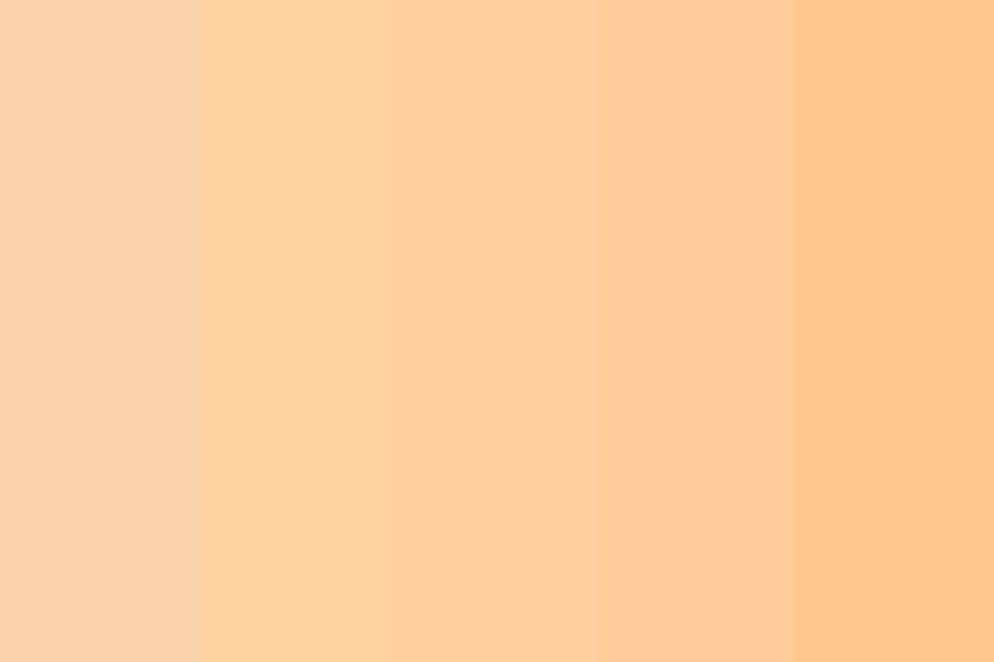 bright peach Color Palette