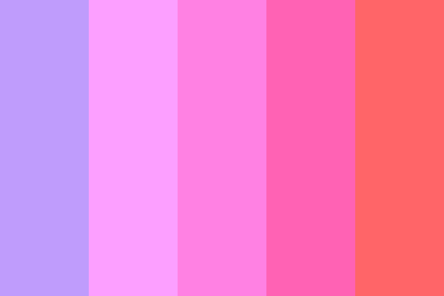 paleta de colores rosas Color Palette