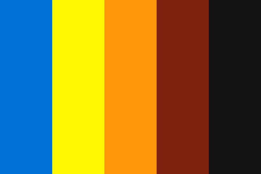 Distant beach color palette