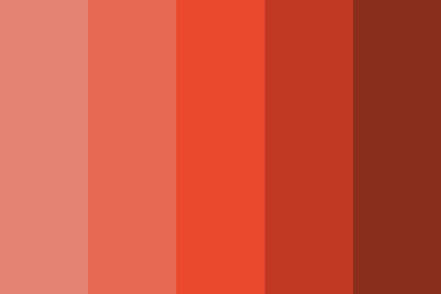 Red Delight color palette