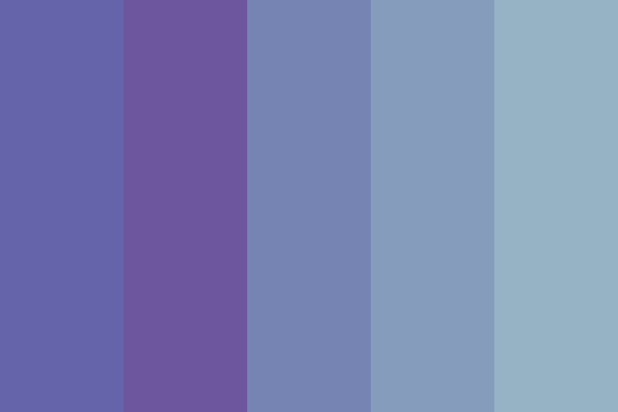 Blue Anime Hair Color Palette