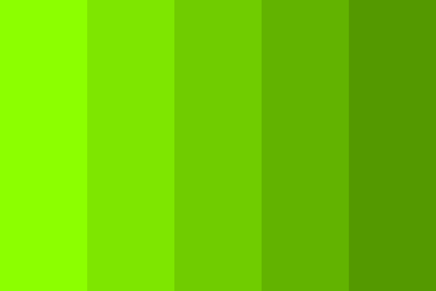 Gecko Green color palette