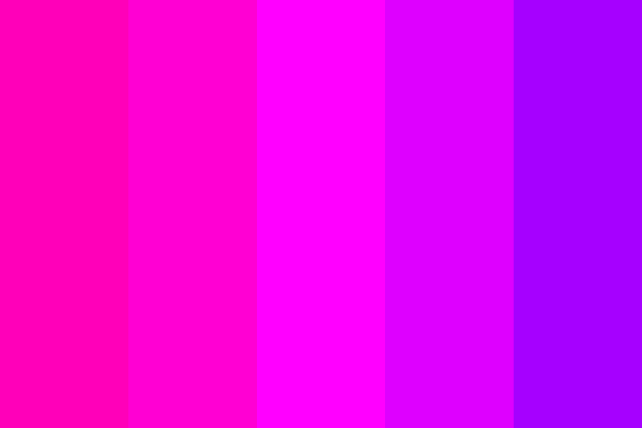 Pink To Purple 2021 color palette