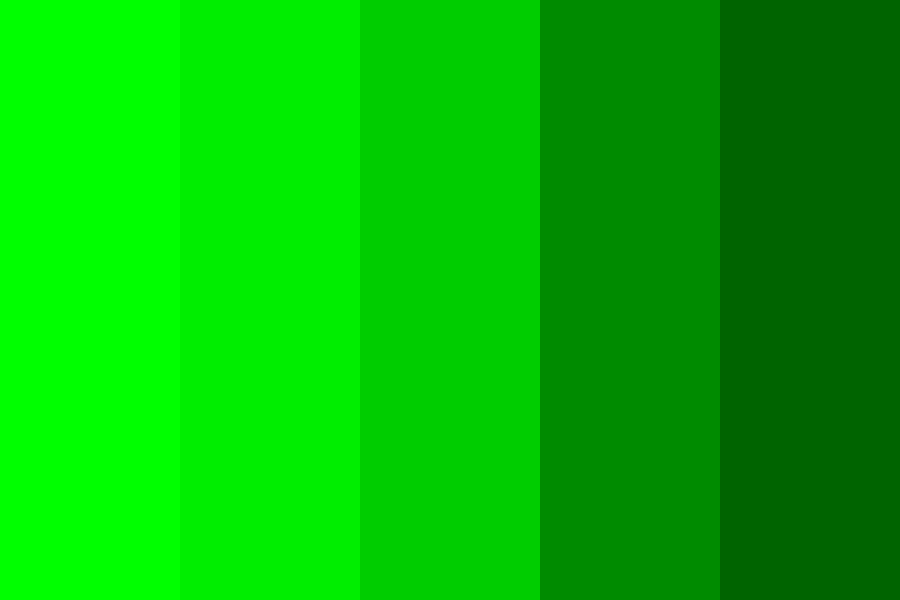Green Set color palette
