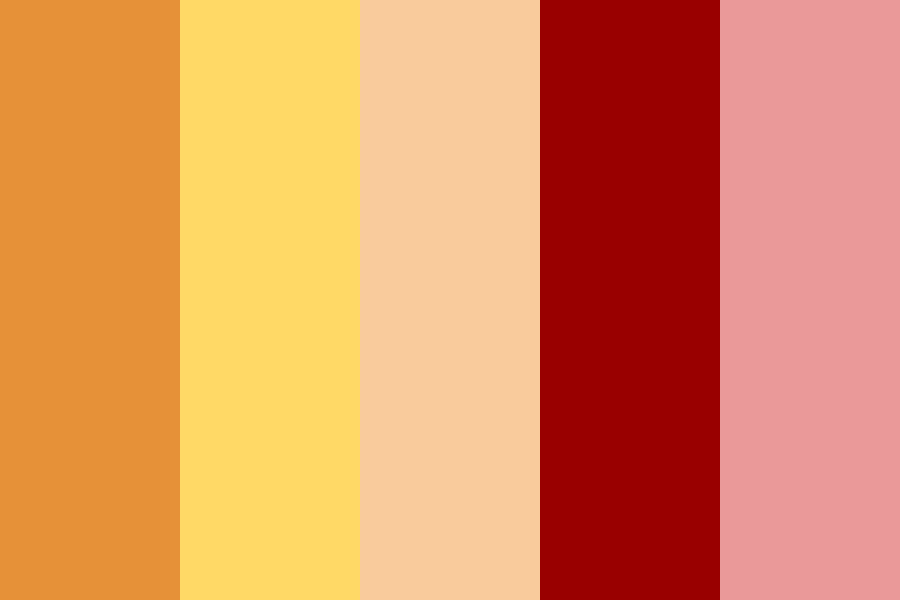 Mango Fox color palette