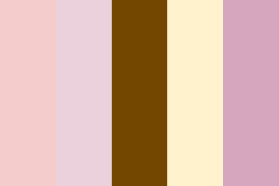Cherry Blossom Fox color palette