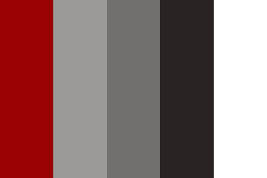 pålidelighed Diskurs skærm red to grey Color Palette
