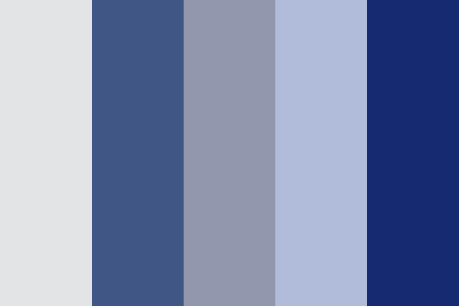 Blue Christmas Color Palette