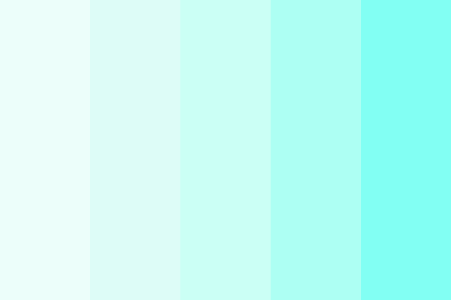 Colors Of Light Aqua Color Palette
