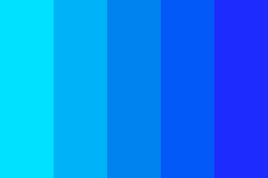 trick's blue Color Palette