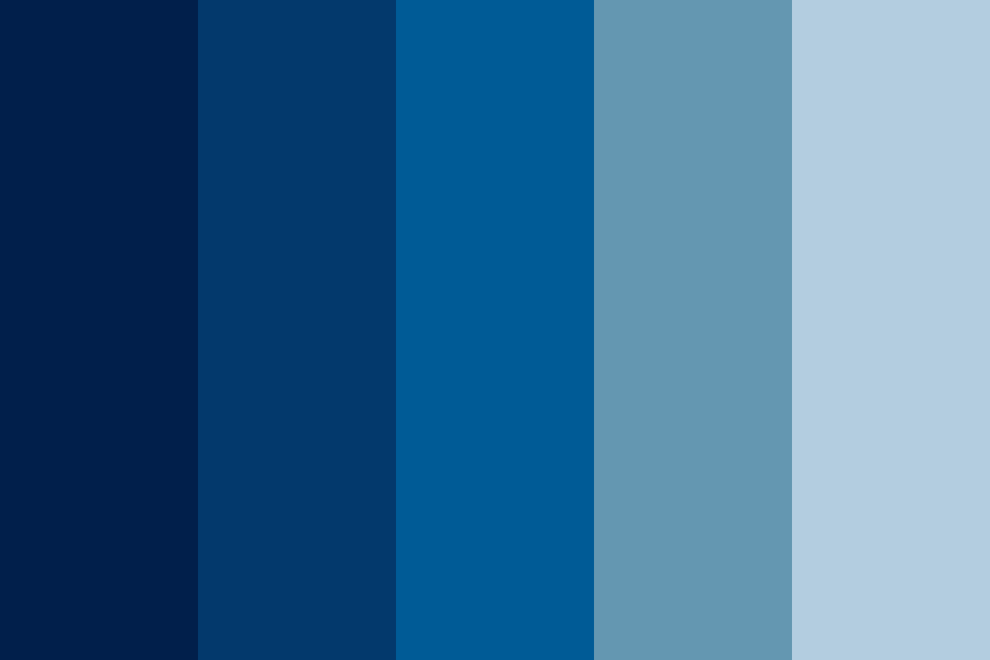Beautiful Blues color palette