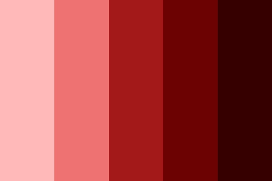 Venlighed eftermiddag Leia Red rose Wine Color Palette