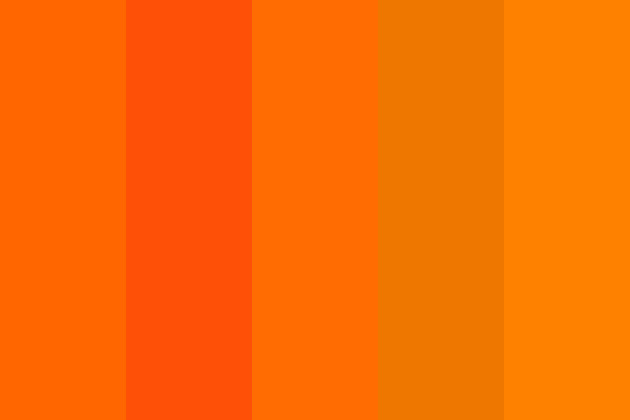 OrangeFoxOrange color palette