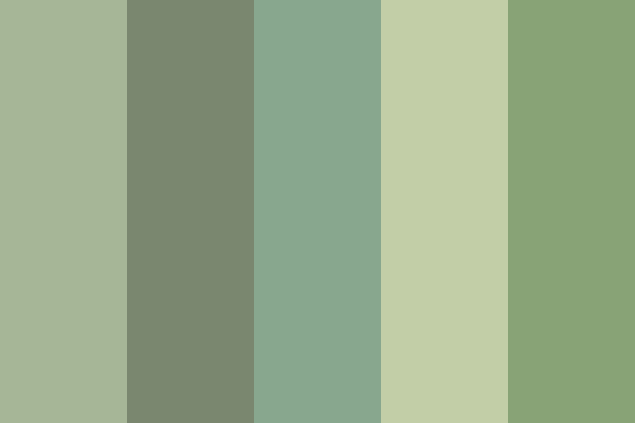 Green color palette