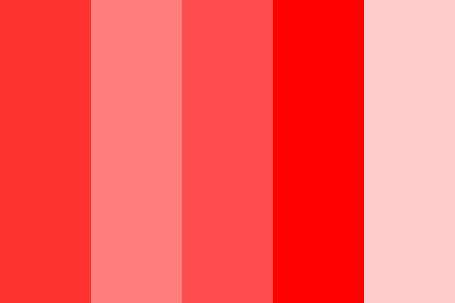 Light Reds color palette