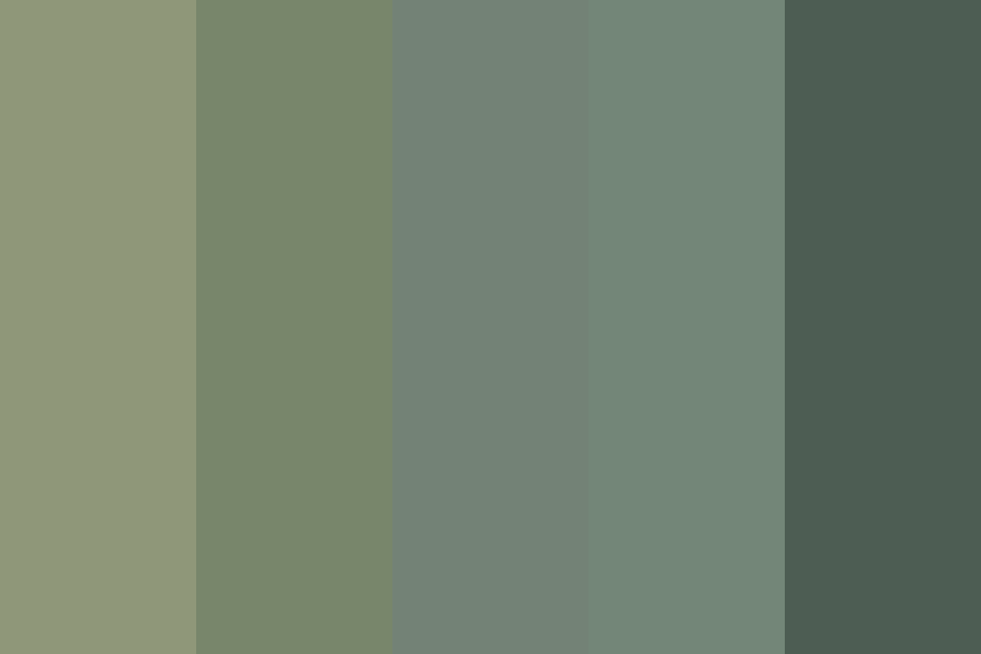 Sage Green Colour Chart