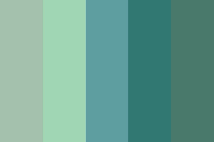 Seafoam color palette